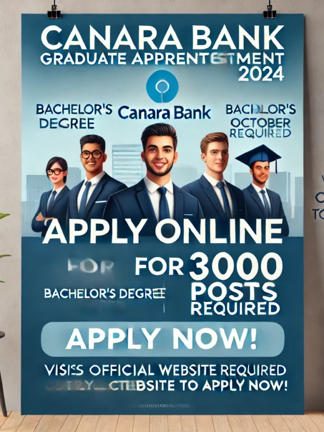 Canara Bank Apprentice Online Form 2024